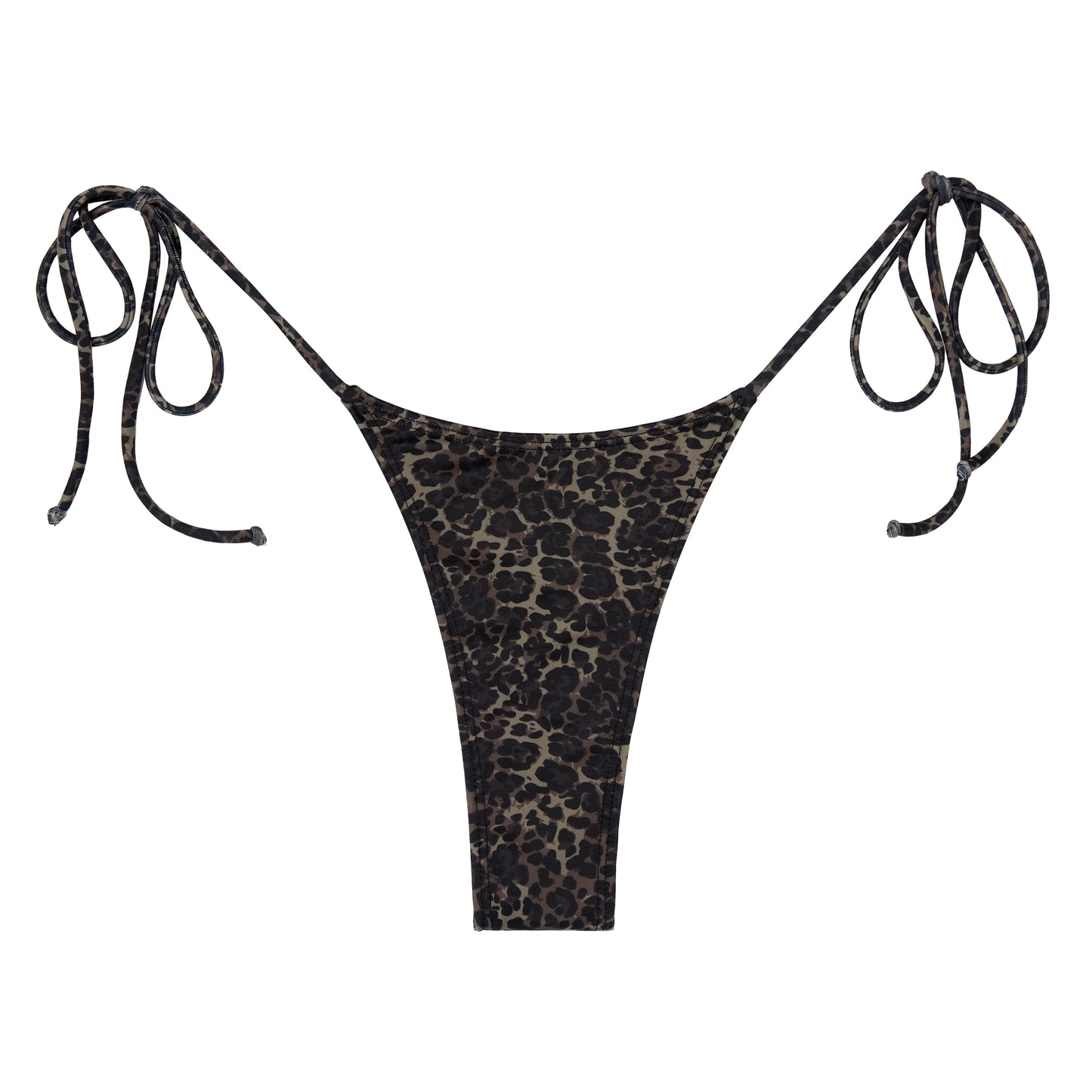 TOMBO ONÇA - LEOPARD PRINT BIKINI TIE SIDE BRAZILIAN BOTTOMS
