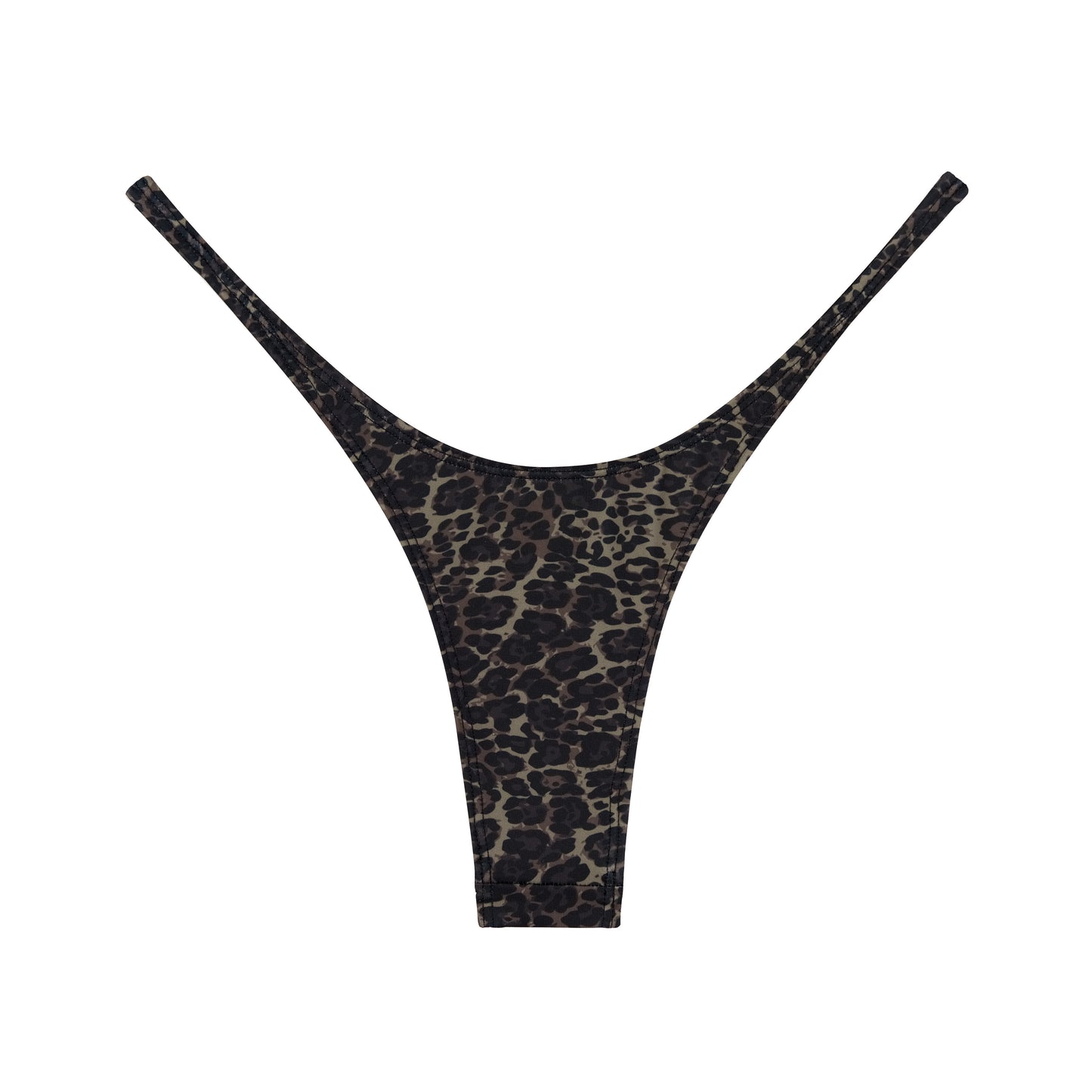 ILHABELA ONÇA - LEOPARD PRINT BIKINI THONG BOTTOMS