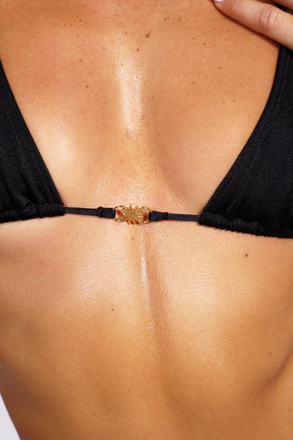 PITANGA NOITE - BLACK MICRO TRIANGLE TOP BIKINI