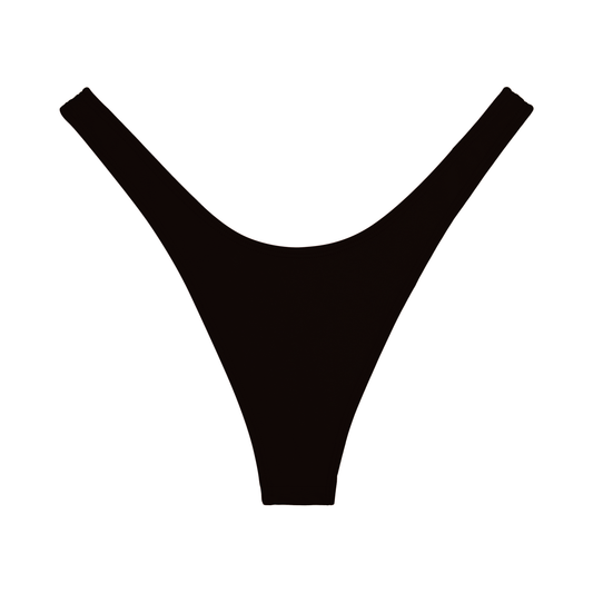 JUQUEHY BLACK - CHEEKY BIKINI BOTTOMS