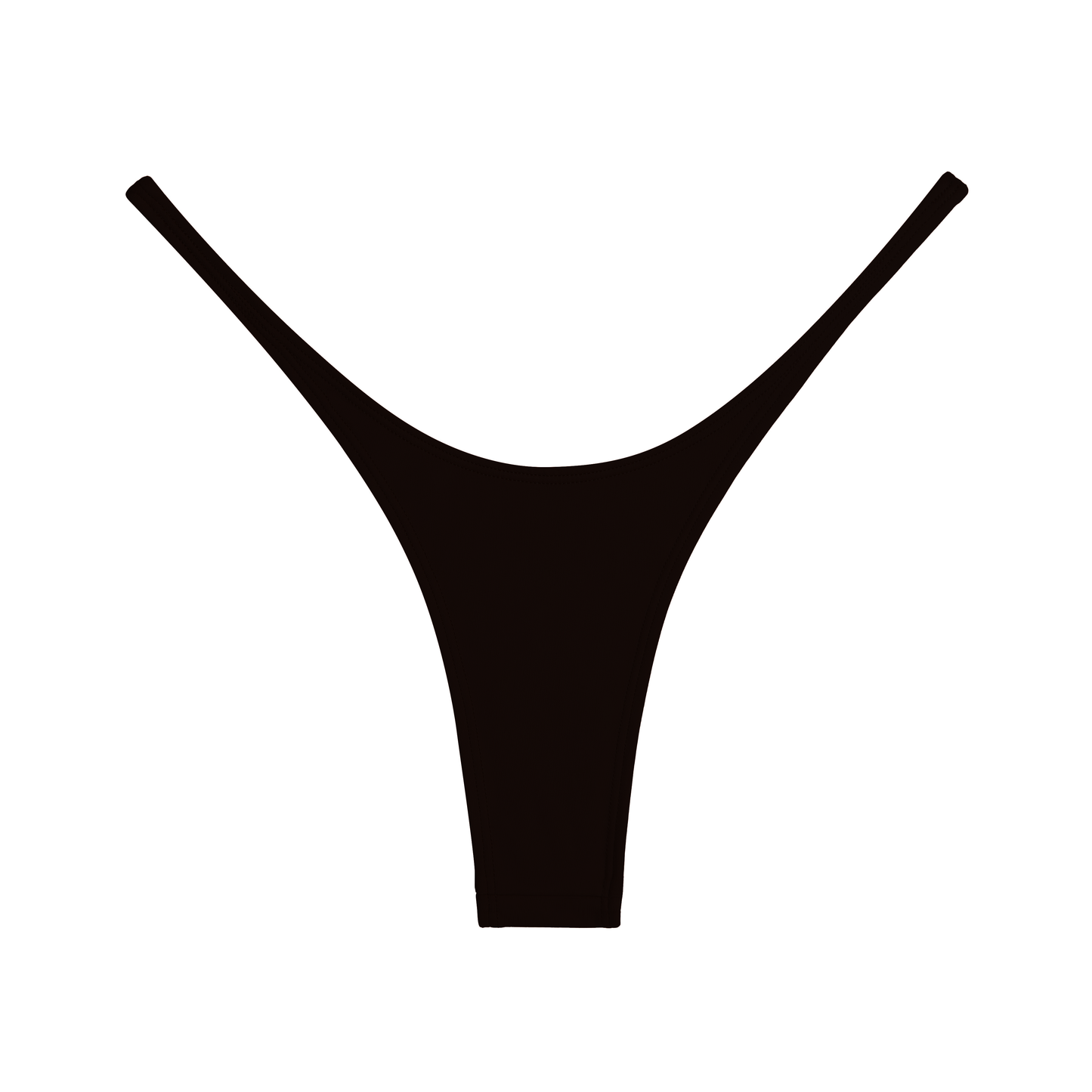 ILHABELA BLACK - THONG BIKINI BOTTOMS